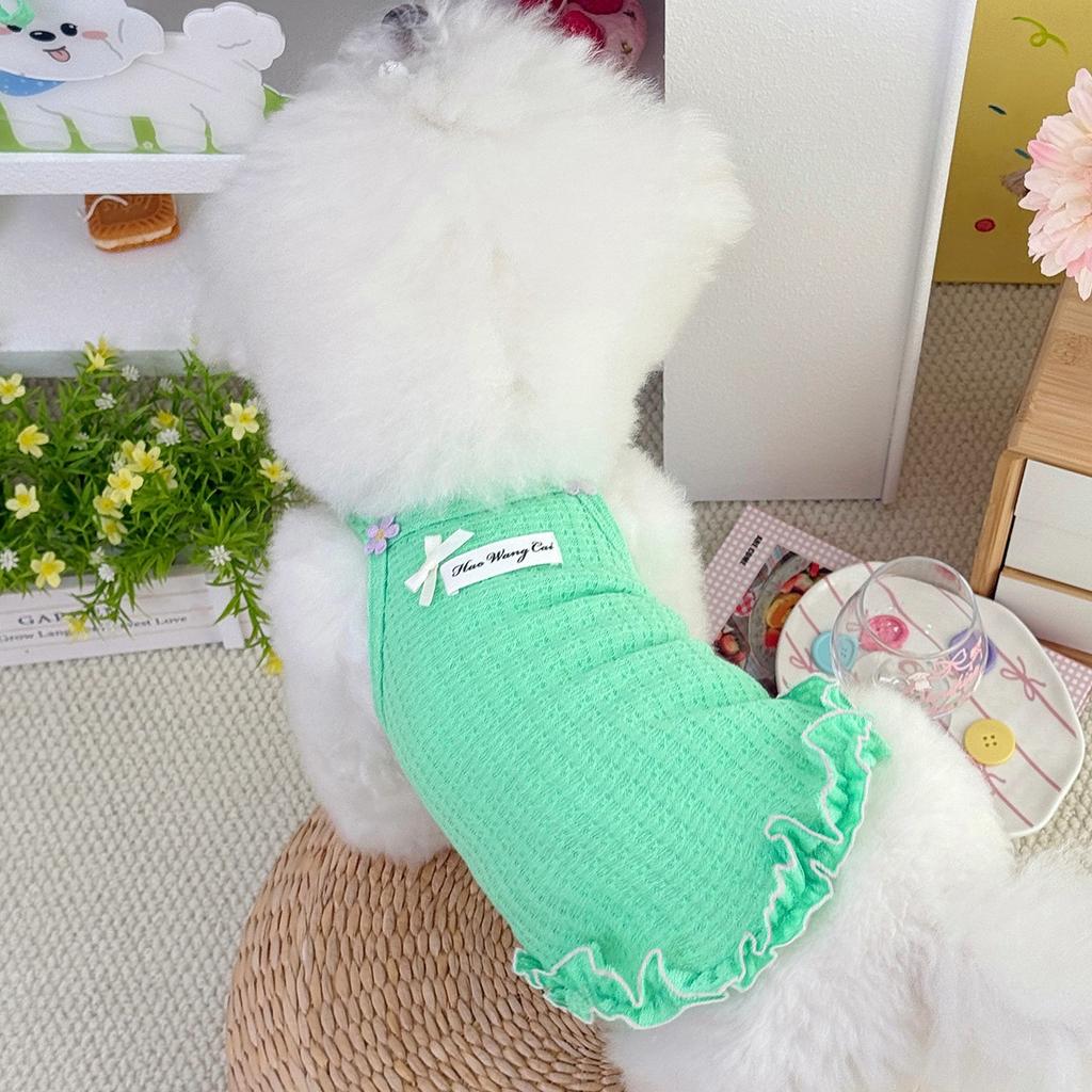 Summer Thin and Breathable Teddy Bichon Frise Dog and Cat Pet Clothing