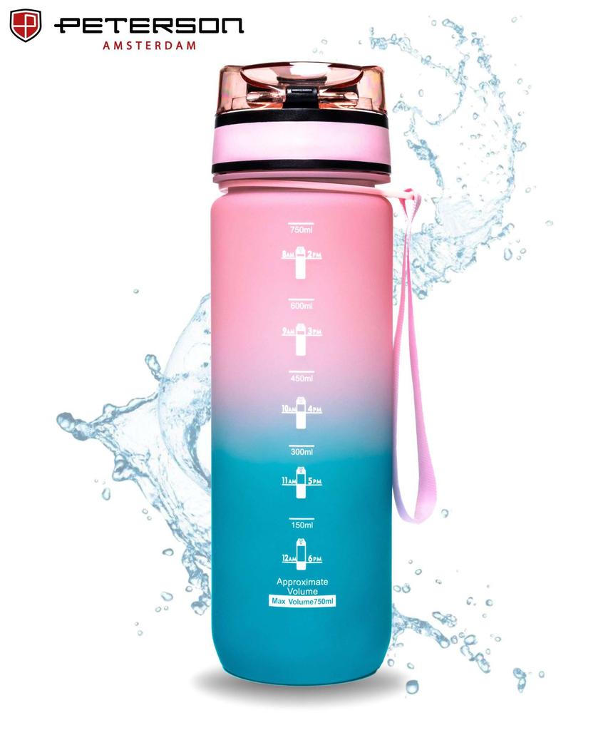 Bidon 750ml PTN HY-001-750-9508 Pink-Blue