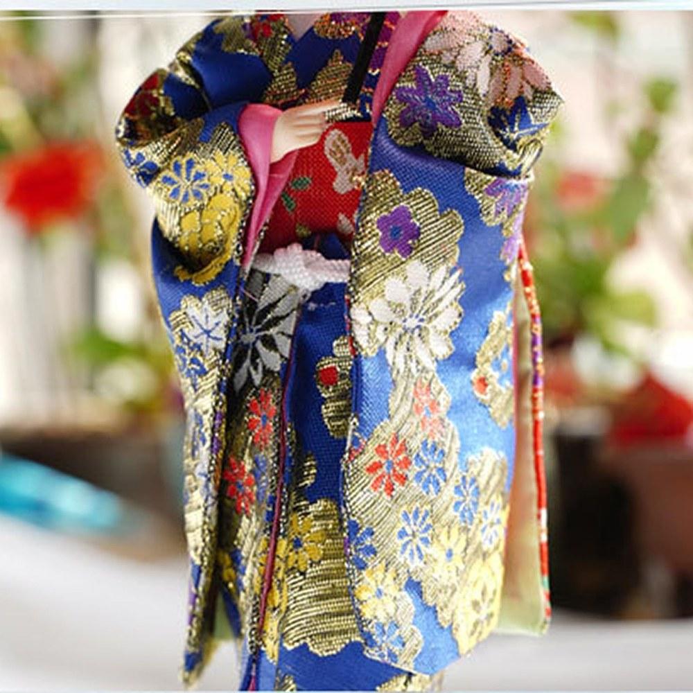 Dance & Geisha Japanese Doll Model 25cm Oriental Doll Decoration Japanese-Style Ornament Souvenir Desktop Decor Gift for Foreigners Birthday