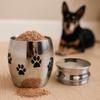 Waterproof Pet Cremation Urns Stainless Steel Keepsake Burial Jar  Sympathy Gift