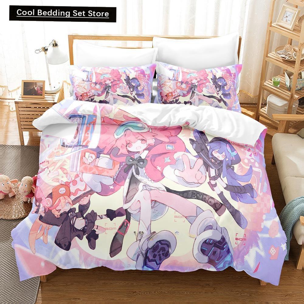 Fashion 3D Print Music Game  Muse Dash Bedding Set Single Twin Full Queen King Size Bed Set Adult Kid Bedroom Duvet Cover Sets