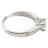 Moissanite Ring 1 Carat Exquisite Details Elegant Moissanite Engagement Ring for Party Date Birthdays