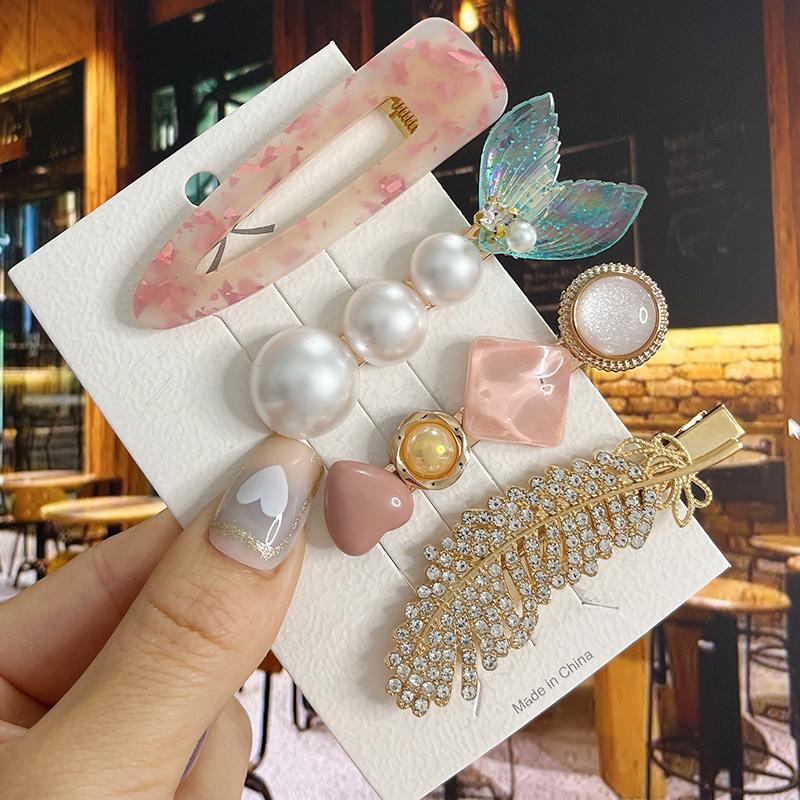 2 STÜCKE Prinzessin Samt doppelseitige Schleife süße Mädchen Haarnadeln Kinder Kopfbedeckungen Haarspangen Haarspangen Haarschmuck