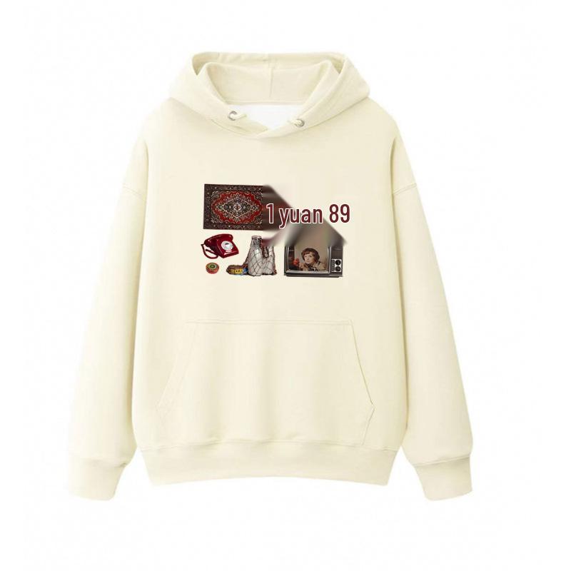 Retro Y2K Women's Casual Printed Hoodie - Autumn/Winter Collection