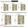 2pc   Window Drapes Botanical Plants Herbs Mushroom BlackoutPolyester Holiday Decorations Applies to Party Decor