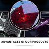 Carbon Fiber Vinyl Wrap High Glossy Gold red Carbon Fiber Vinyl Wrap Cover Viscose Car Sticker High Quality Car Sticker Cover