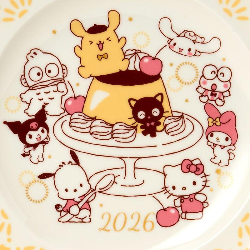 Sanrio Characters Year Plate (2026) Japan NEW Sanrio Characters