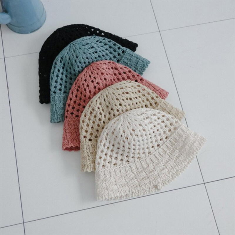 

Женская летняя сетчатая шляпа-ведро с перфорацией C8064_Blue