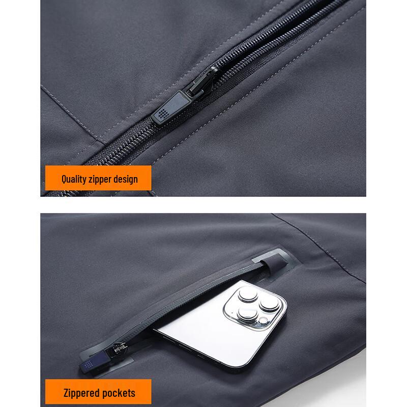 Pierre Cardin Men's Reversible Stand-up Collar Jacket