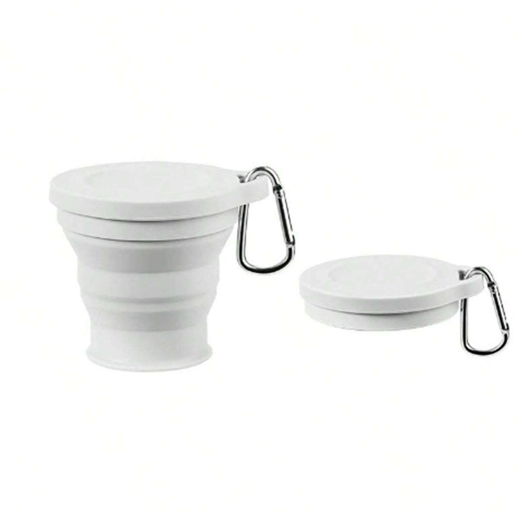 Outdoors Silicone Folding Cup with Hanging Hole Creative Water Cup Travel Portable Washing Cup Fashion Travel Silicone Cup