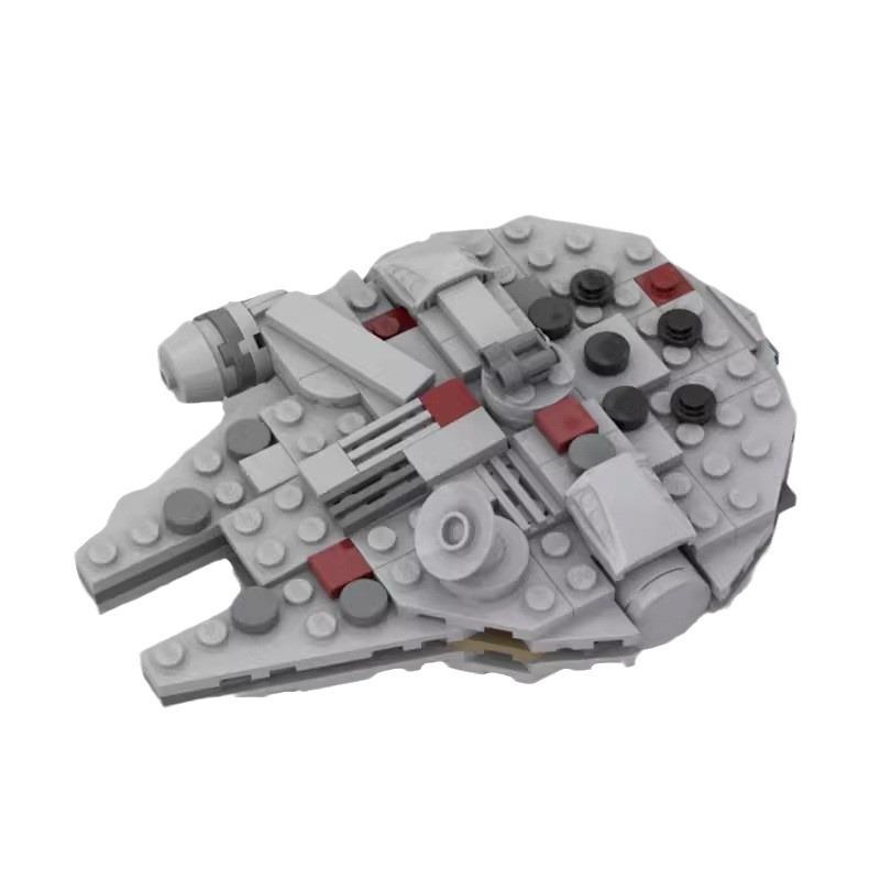 -123092 Planet Series Compatible Flying Shuttle Building Block Small Toy Mini Millennium Falcon