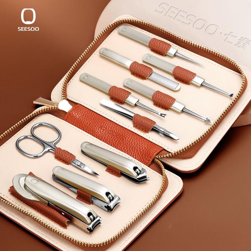 SEESOO Pioneer 10-Piece Professional Nail Care Set