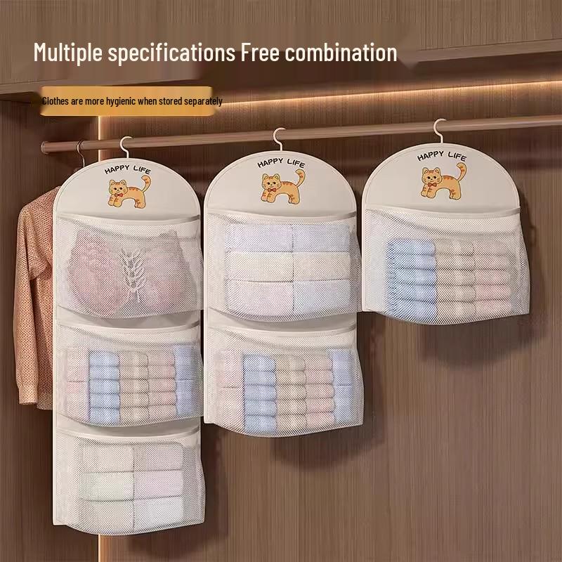 Back To School Large Capacity Dormitory Wardrobe Hanging Sock Organizer