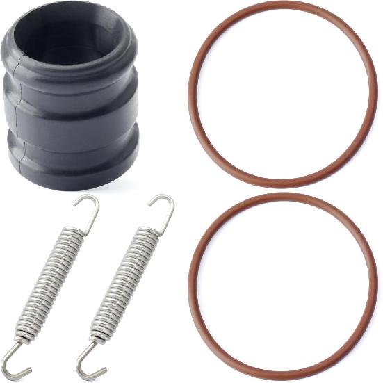

3JE-14615-00-00 Expansion Chamber to Silencer Coupler Seal and Spring Kit Replacement for Yamaha YZ 250 cc 2-Stroke Exhaust YZ250 & YZ250X Motorcycle