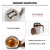 Magnetic Rotating 304 Stainless Steel Mark Cup Auto Stirring Cup Warmer Bottle Lazy Coffee Stirring Cup Electric Milk Cup