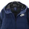 Nike Down Coat XL Navy Women Used