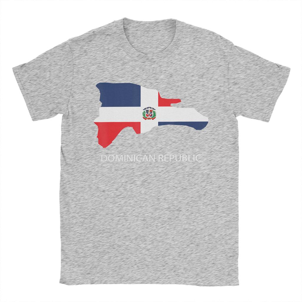 Unisex TShirt DR Dominican Republic Flag Vintage Pure Cotton Tee Shirt Short Sleeve T Shirt Crewneck Clothes Birthday Present