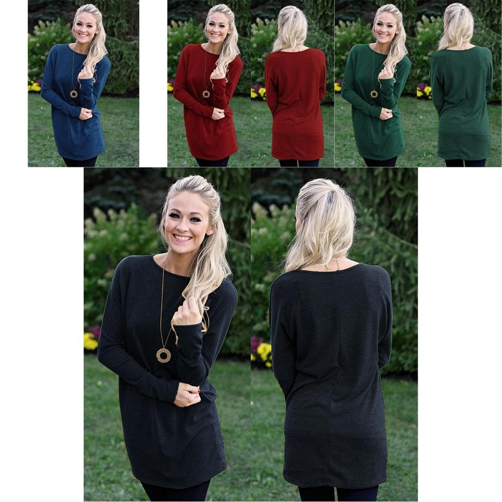 Premium Quality Women Solid Knitted Sweater Dress With Cozy O Neck Design For Autumn And Winter