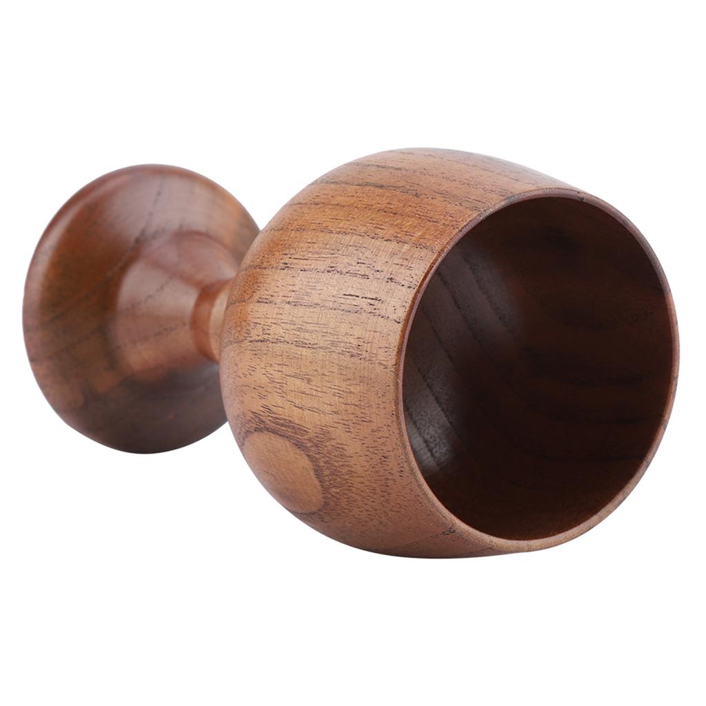 Healthy Wooden Cup Elegant Coffee Wine Grape Drinking Cups Multi Functional Wood Mug