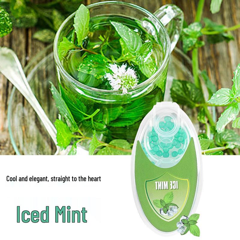Охлаждающие ароматические бусины и наклейки Mint Treasure