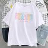 Summer Adventure Letter Graphic Women T Shirts Breathable Summer T-Shirt Street Soft Tees Clothing O-Neck Cotton Short Sleeve
