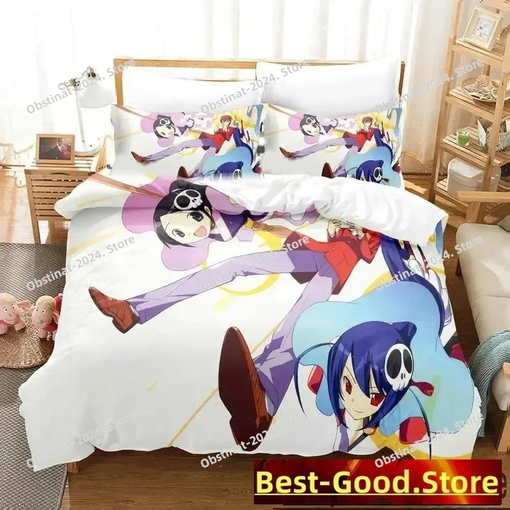 3D Print Anime The World God Only Knows Bedding Set Boys Girls Twin Queen King Size Duvet Cover Pillowcase Bed boys Adult