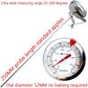 Large Dial Pointer Thermometer 15/25cm BBQ Thermometer Tester  Food Cooking