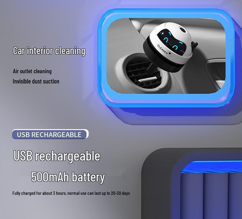 Rechargeable Mini Desktop Vacuum Cleaner for Keyboard and Crumbs