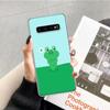 Green frog Phone Case For Samsung Galaxy S26 Ultra S23 S24 S25 Edge S20 FE S21 S22 Plus Soft Print Shell Cover Fundas Galaxy S23
