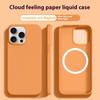 For iPhone 15 Pro Max Case Compatible with MagSafe Ultra Thin Liquid Silicone + PC Phone Cover
