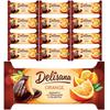Delisana Ciastka z galaretką pomarańczową 135g x 12 sztuk