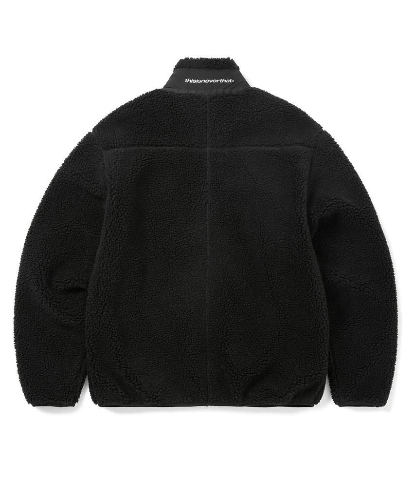 Thisisneverthat Sp Giacca in Pile Sherpa Nera