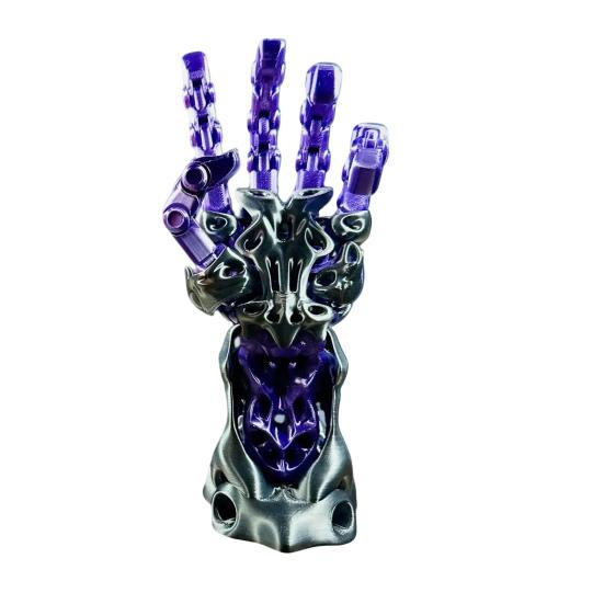 3D Printed Manipulator Mechanical Arm with Movable Finger Joints Articulated Robotic Hand for Robot Cyberpunk Fans