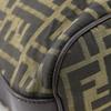Fendi Zucca Shoulder Bag One Belt Brown Nylon Canvas Women Used