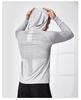 Men's Quick-Dry Hooded Training Suit - Long Sleeve Track & Field Running T-Shirt