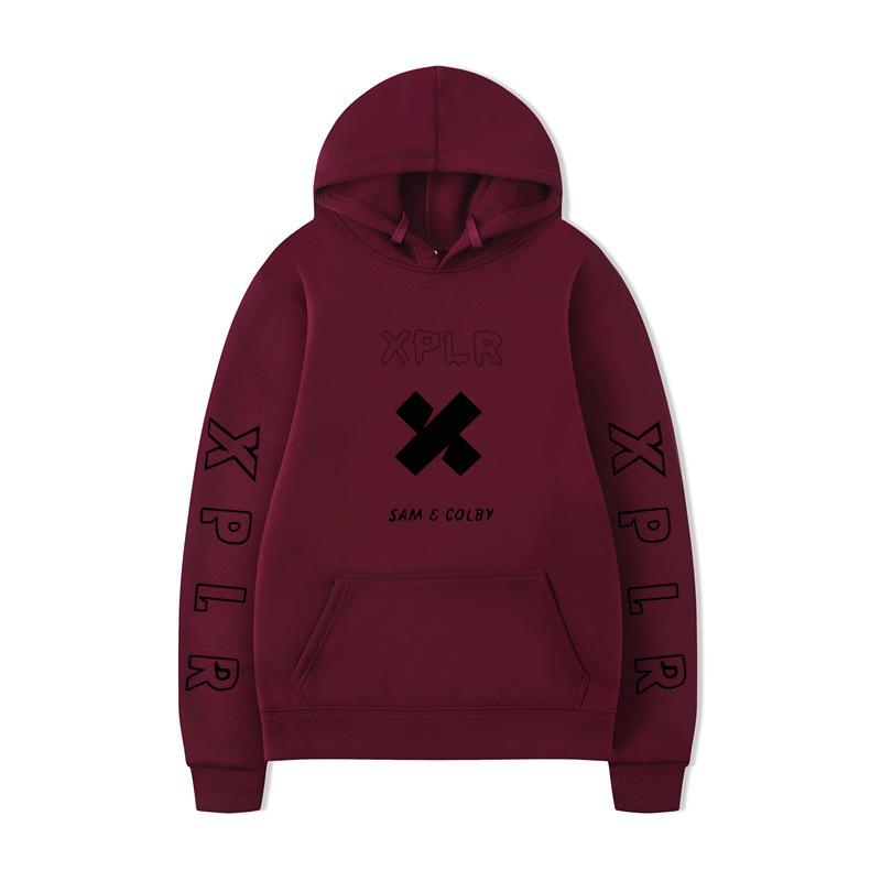 Autumn Winter Sam and Colby Printed Men's Hoodie Brand Hoody Clothes Vintage Fashion Casual Unisex Long Sleeve Pullovers