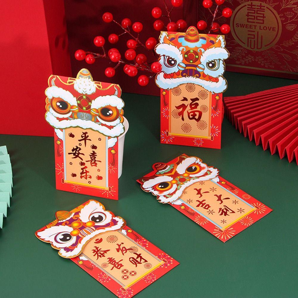 

State Tide Bronzing Red Envelope Lucky Dragon Year Red Packets Spring Festival 03
