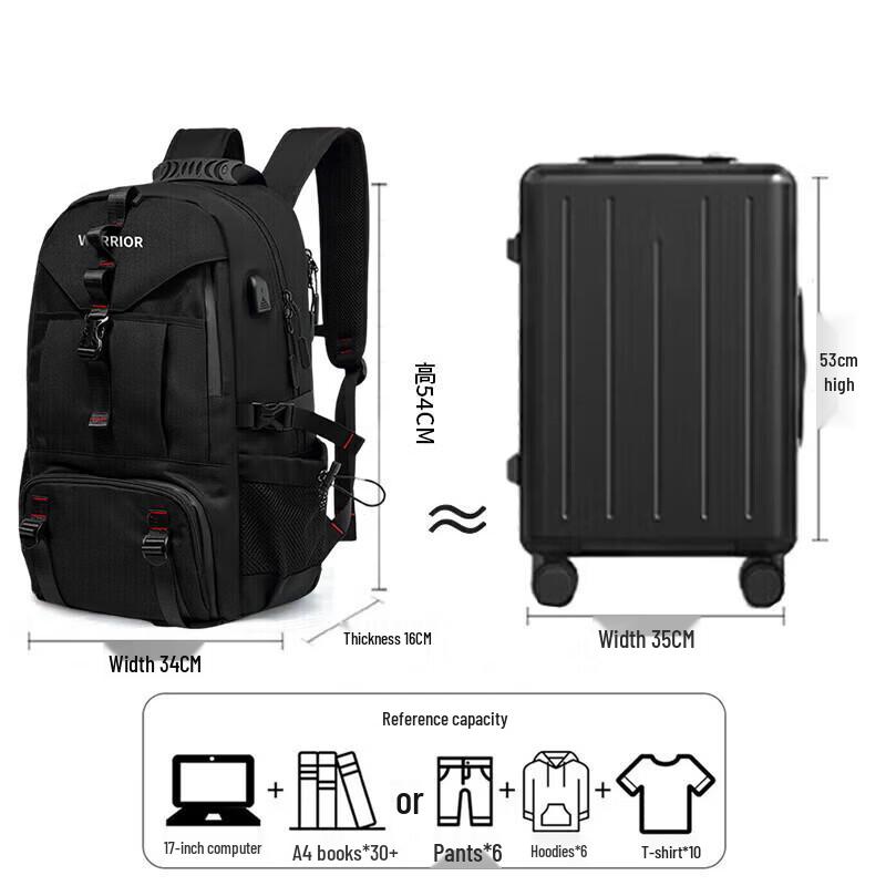 Warrior Large Capacity Outdoor Hiking Backpack