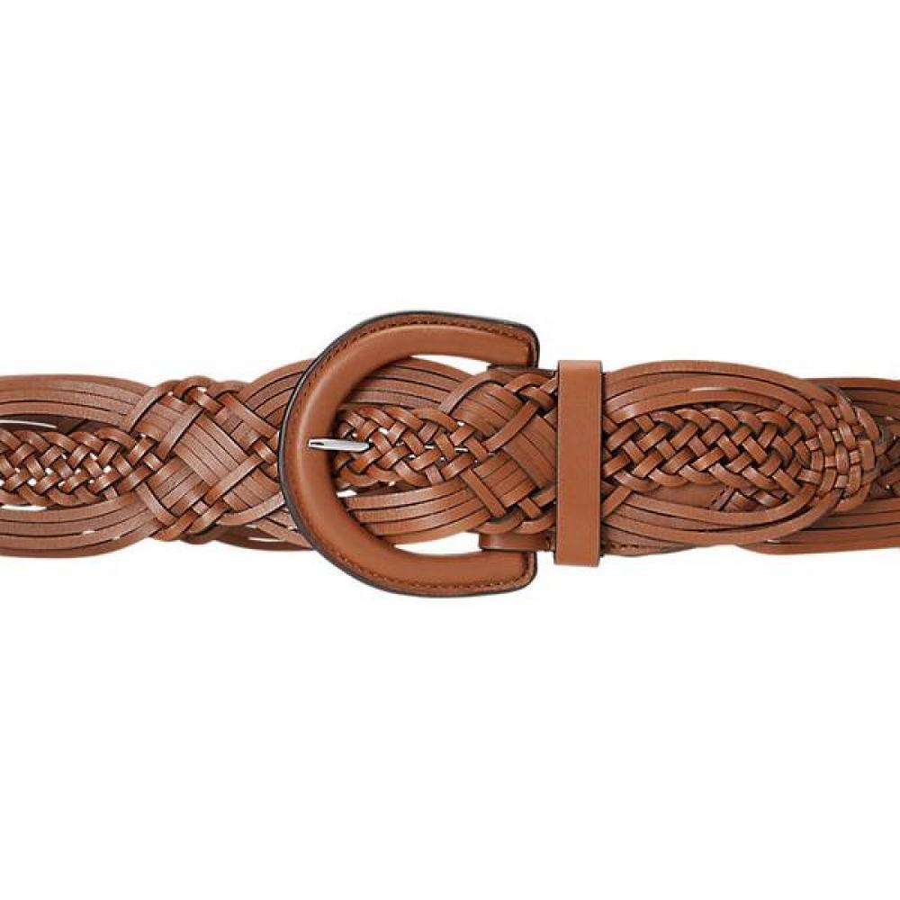 Ceinture large tressée en cuir Lauren Ralph Lauren Walrblt0f320250200