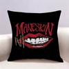 MManeskin DDamiano David  Doublesided print Pillow Case Pattern Printed Pillowcase For Living Room Sofa Cushion Cover