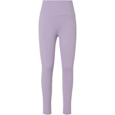One High-Waisted Slim Fit Solid Color Nine-Point Sports Pants Women Bottoms Lilac FN3233-512