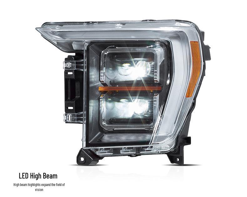 Ford F150 Raptor LED Streamer Turn Signal & Daytime Running Light Headlight Assembly
