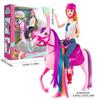 Doll Horse Barbie Detachable Kids Toy Decoration Cartoon Action Model Figure