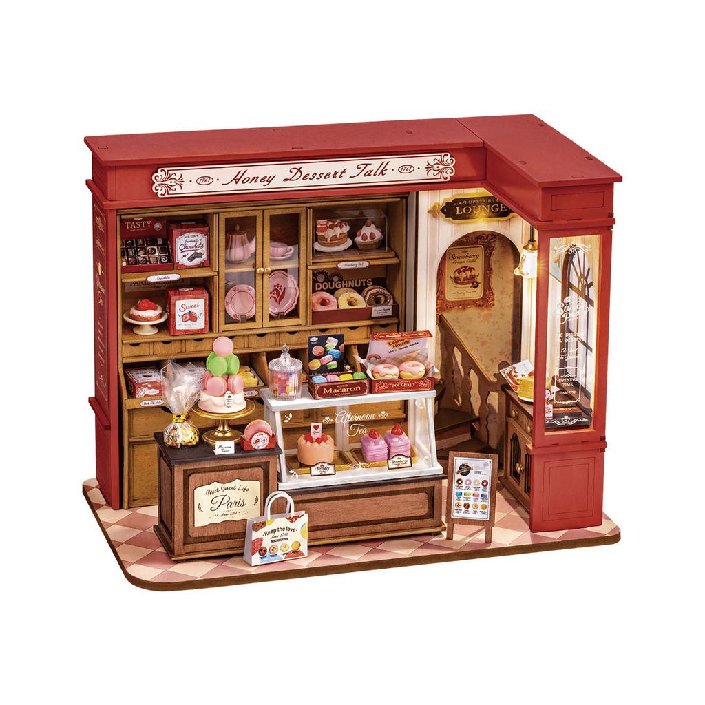 ROBOTIME Rolife 3D Puzzles Honey Dessert Talk DIY Miniature House DG168