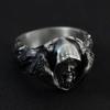 Herr der Ringe Gandalf-Ring für Herren, Hades-Mythologie, Retro-Schmuck im Stil des Arktischen Wolfs