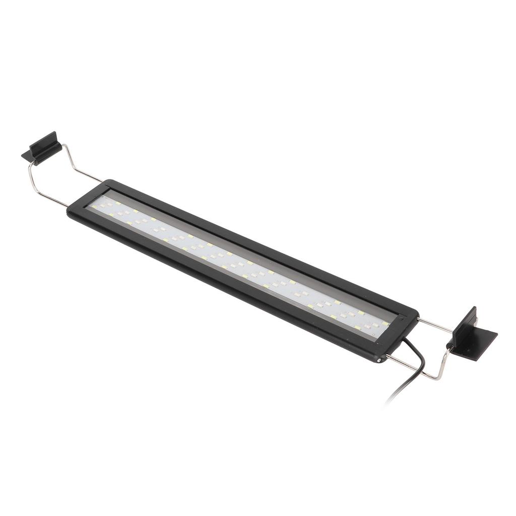 LED Aquarium Light 4 Rows Splashproof Ultrathin Fish Tank LED Color Changing Light with Extendable