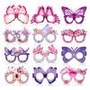 Butterfly Paper Glasses Spring Party Favors Birthday Party Eyeglasses Photo Booth Props for Kids Adults Holiday Supplies
