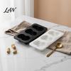 Food Grade Silicone Baking Mold Peanut Shaped Mold, with 3 Cavity, Flexible Non-stick Multipurpose Accessory Tray, for DIY Chocolate Mousse