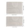 Antiskid Kitchen Absorbent Draining Mat Super Absorbent Draining Coffee Dish Drying Mat Quick Dry Bathroom Drain Pad-S/L