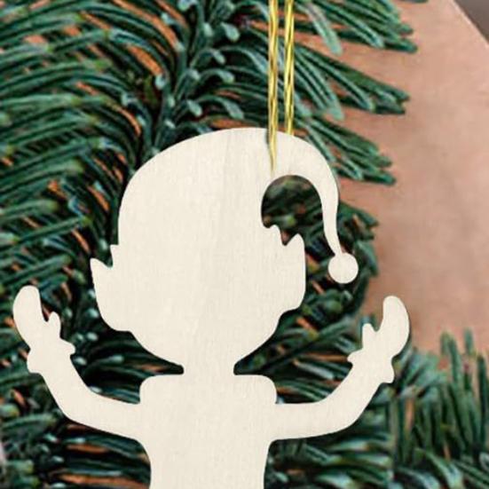 Gnome Footprint Template for Snow Spray Reusable Window Stencils Christmas Gnome Elf Hanging Decoration